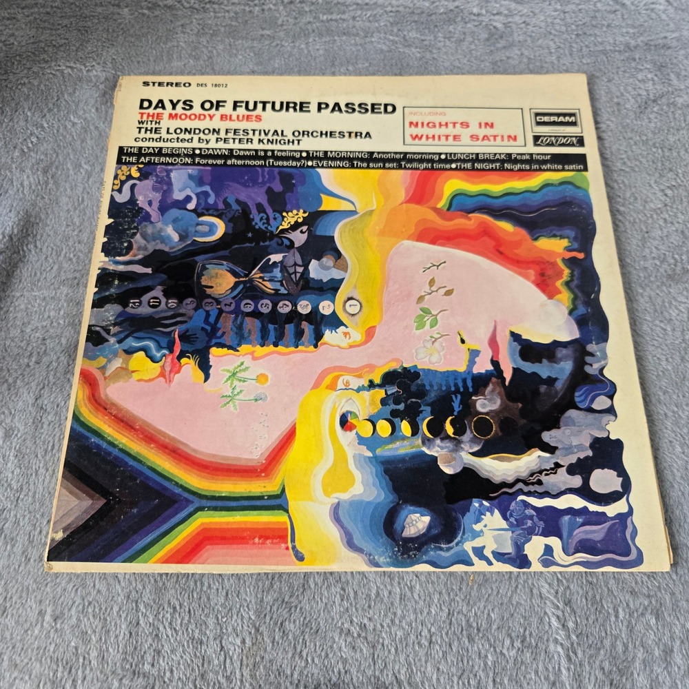 Moody Blues Days of Future Passed Vinyl LP Deram DES 18012 Nights in White Satin